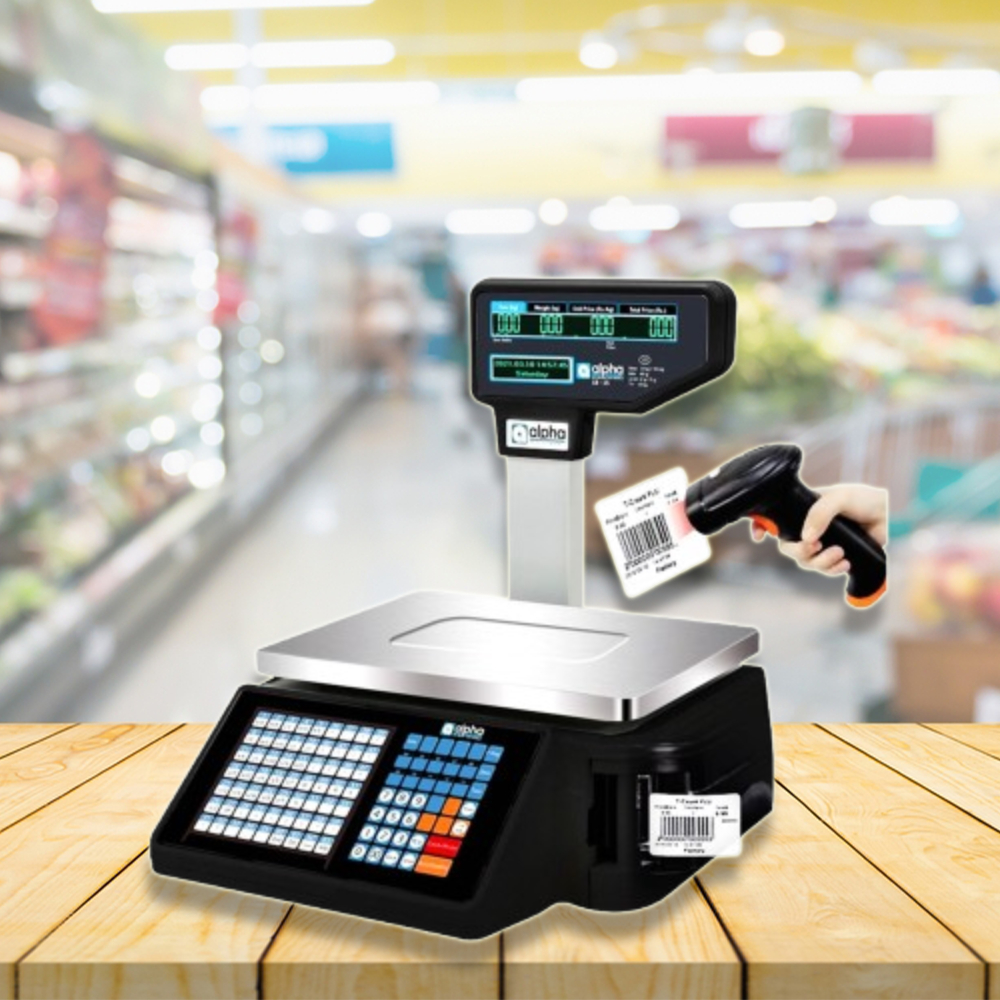 ALPHA LB-15 LABEL PRINTING SCALE