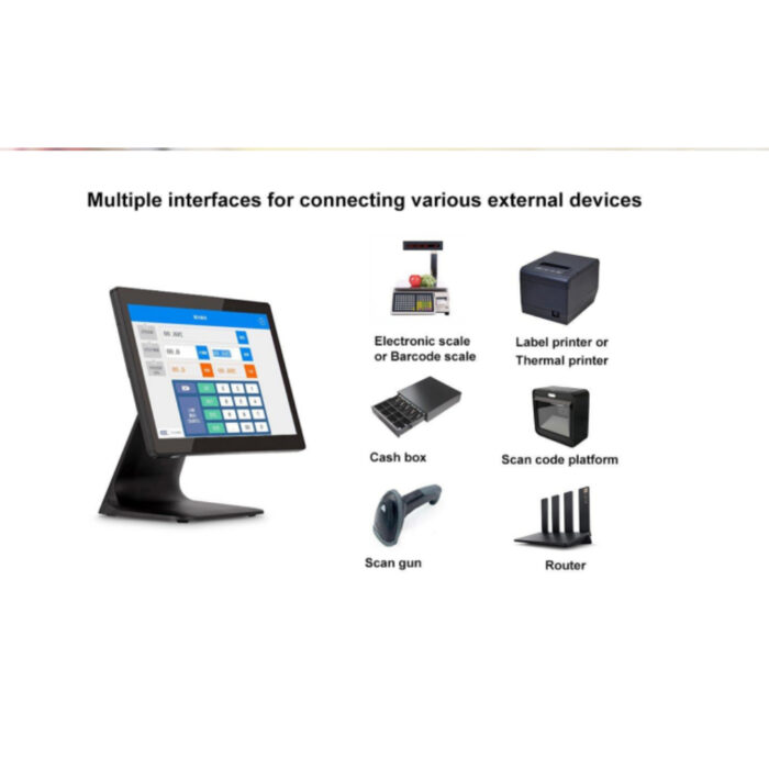 SAGAKI ALL-IN-ONE - A9 —— 15 inch Windows Touch POS System - Image 3